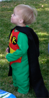 Abe as Robin