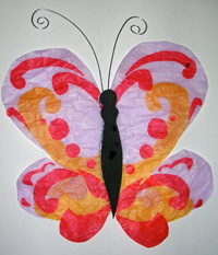 Finished butterfly