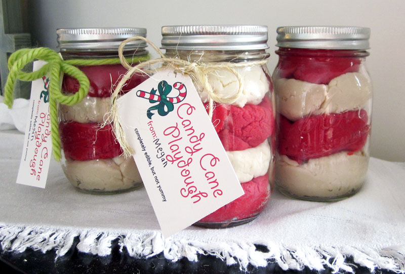 candy cane play dough