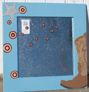 cowboy magnet board cowboy magnet board