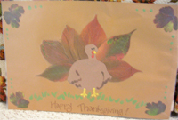 my turkey placemat my turkey placemat