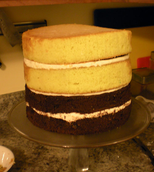 wedding cake layers
